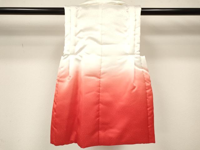 平和屋着物[]子供　女の子　３歳　祝着　三つ身　被布　霞文　暈し染め　洗える着物　DAAY3460ma