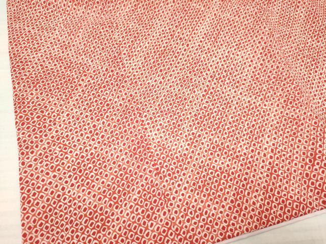 平和屋着物[]七五三　女の子　３歳　祝着　三つ身　長襦袢(単衣・半衿刺繍)・被布セット　鹿の子文様　DAAY3461ma