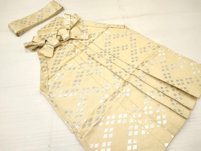 平和屋着物[]七五三　男の子　祝着・羽織・行灯袴セット　鷹　鷲　風景松文　金彩　DAAY3463ma