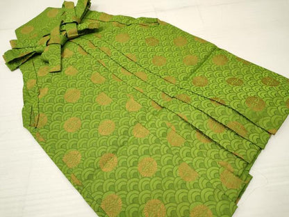 平和屋着物[]七五三　男の子　祝着・羽織・行灯袴セット　刺繍　唐獅子　暈し染め　金彩　洗える着物　DAAY3465ma