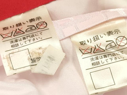 平和屋着物[]七五三　女の子　３歳　祝着　三つ身　長襦袢(袷・半衿刺繍)セット　鼓花文　暈し染め　金彩　逸品　DAAY3469ma