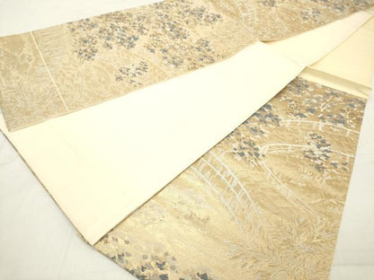 平和屋着物◎六通柄袋帯　京名勝　大徳寺　金糸　正絹　逸品　DAAY3611cd
