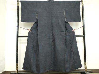 平和屋着物■上質な紬　舞花文　正絹　逸品　DAAY3753xg