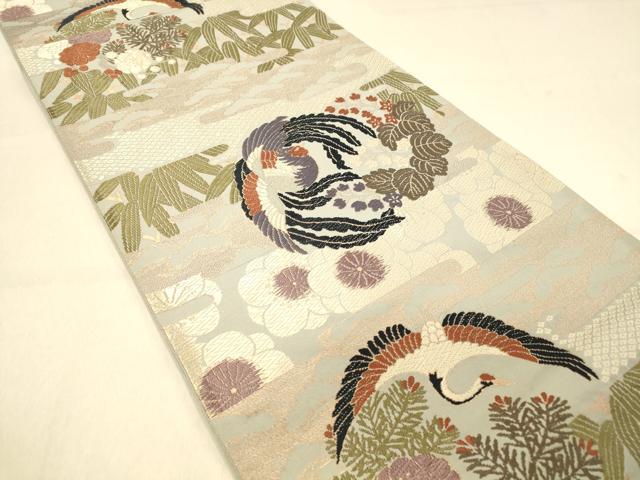 平和屋着物◎六通柄袋帯　唐織　鳳凰花文　松竹梅　DAAY4055jm