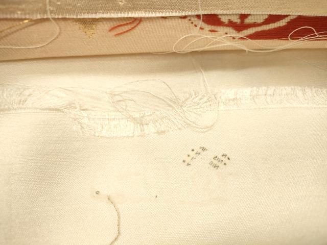 平和屋着物◎西陣　六通柄袋帯　唐織　正倉院花間道　金糸　正絹　逸品　DAAY4313jm