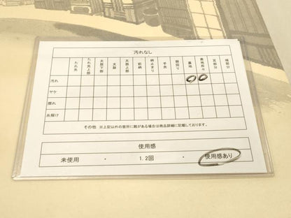 平和屋着物◎六通柄袋帯　手描き　風景文　正絹　逸品　DAAY4412jm