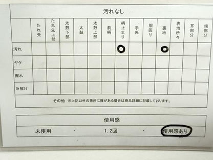 平和屋着物◎六通柄袋帯　立波文　金銀糸　正絹　逸品　DAAY4537qa