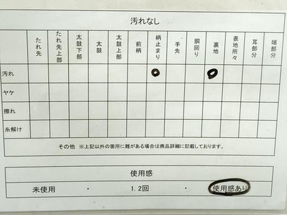 平和屋着物◎六通柄袋帯　唐織　琳派扇面花文　金糸　正絹　逸品　DAAY4685qa