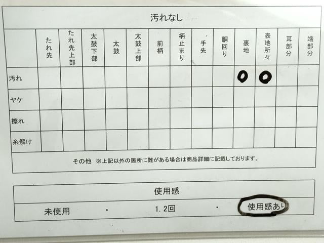 平和屋着物◎太鼓柄袋帯　幾何学文　正絹　逸品　DAAY4715qa