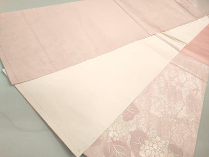 平和屋着物◎太鼓柄袋帯 草花文 紫陽花 正絹 逸品 DAAY4801qa