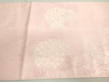 平和屋着物◎太鼓柄袋帯 草花文 紫陽花 正絹 逸品 DAAY4801qa