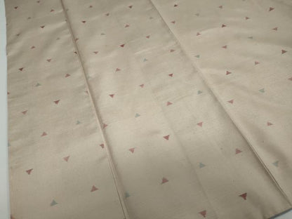 平和屋着物●上質な紬　箔散らし文　背抜き仕立て　正絹　逸品　DAAY5019ud