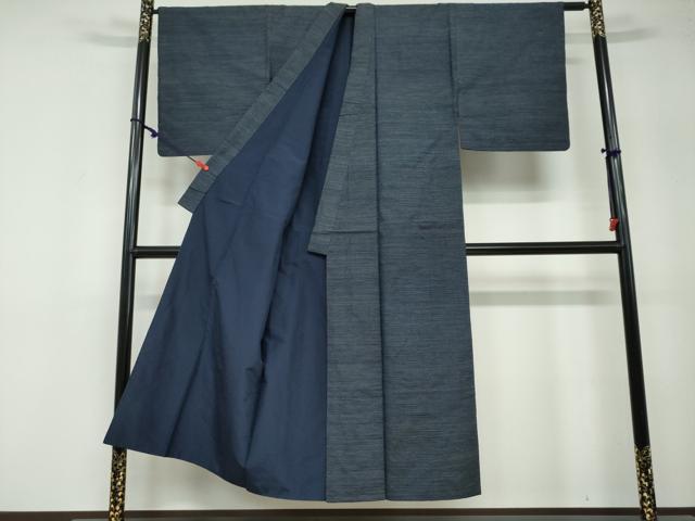平和屋着物●男性　本場大島紬　アンサンブル　抽象文様　正絹　逸品　DAAY5028ud