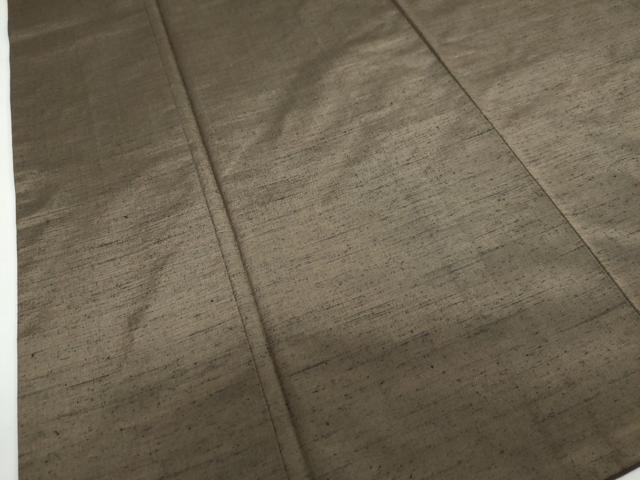 平和屋着物●男性 髭紬 長羽織セット 国防色 正絹 逸品 DAAY5030ud