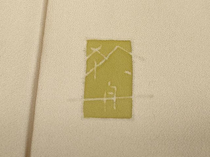 平和屋着物●本加賀友禅作家　金津五雄　色留袖　風景草花文　正絹　逸品　DAAY5031ud