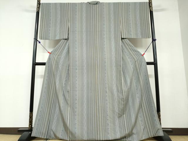 平和屋着物●上質な小紋　舞桜間道　正絹　逸品　DAAY5104ud
