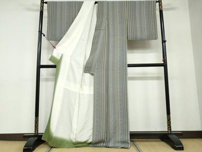 平和屋着物●上質な小紋　舞桜間道　正絹　逸品　DAAY5104ud