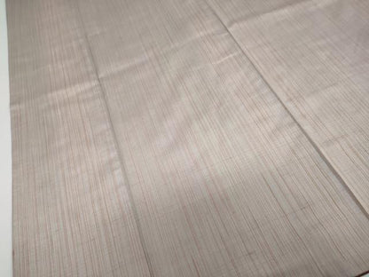 平和屋着物●紅花紬 米沢 彦乃 霞文 反端付き ロング丈 正絹 逸品 DAAY5117ud
