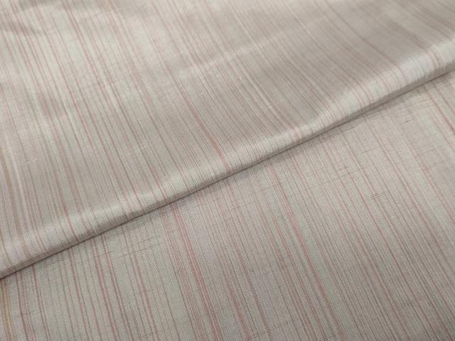 平和屋着物●紅花紬 米沢 彦乃 霞文 反端付き ロング丈 正絹 逸品 DAAY5117ud