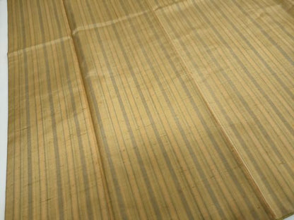 平和屋着物●上質な紬　変わり縞　正絹　逸品　DAAY5134ud
