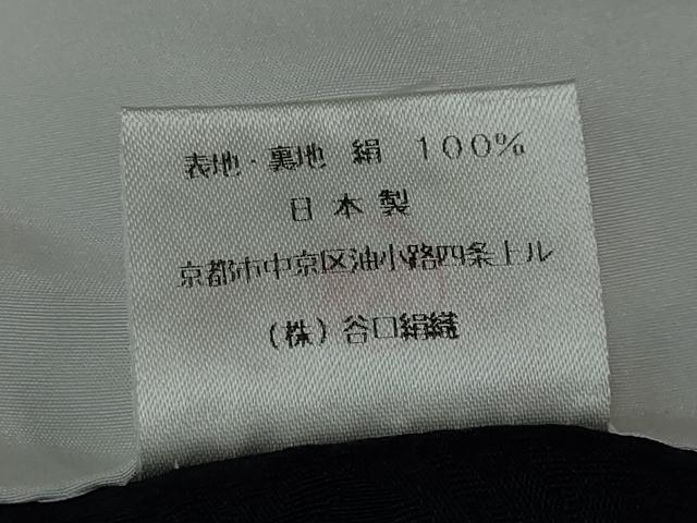 平和屋着物●上質な小紋 総刺繍 舞葉文 金銀糸 正絹 逸品 DAAY5146ud