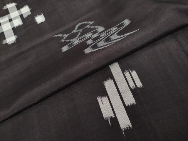 平和屋着物●本場琉球絣 正絹 逸品 DAAY5206ud