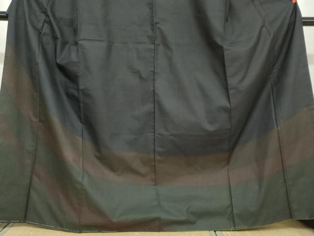 平和屋着物●本場大島紬　訪問着　横段文　正絹　逸品　DAAY5230ud