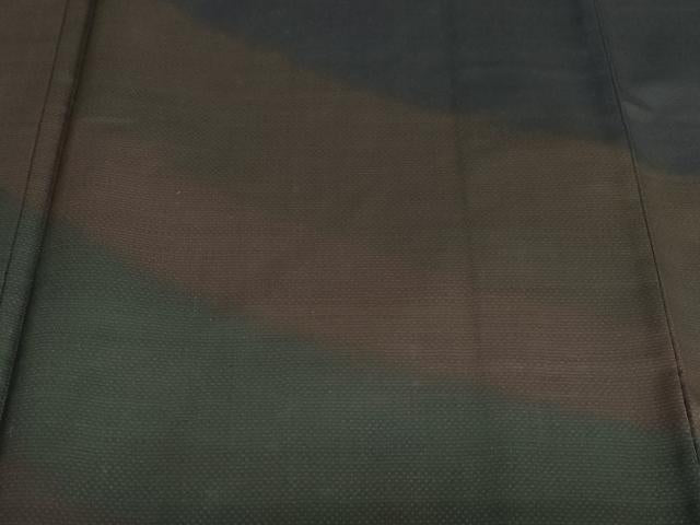平和屋着物●本場大島紬　訪問着　横段文　正絹　逸品　DAAY5230ud