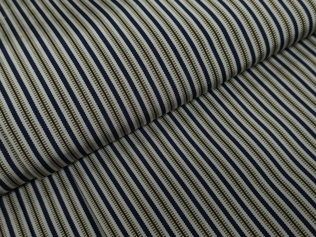 平和屋着物●男性　馬乗り袴　縞　正絹　逸品　DAAY5251ud
