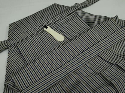 平和屋着物●男性　馬乗り袴　縞　正絹　逸品　DAAY5251ud