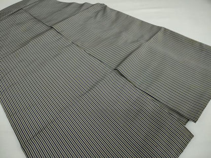 平和屋着物●男性　馬乗り袴　縞　正絹　逸品　DAAY5251ud