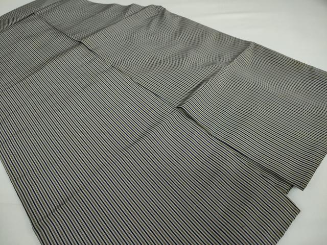 平和屋着物●男性　馬乗り袴　縞　正絹　逸品　DAAY5251ud