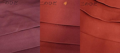平和屋着物●女性 行灯袴 総刺繍 花蝶文 暈し染め 金糸 洗える着物 DAAY5255ud