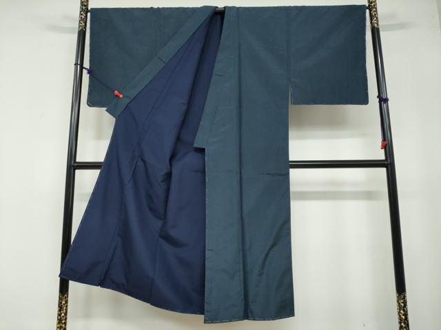 平和屋着物●男性　本場大島紬　アンサンブル　抽象文様　正絹　逸品　未使用　DAAY5256ud