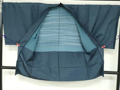 平和屋着物●男性　本場大島紬　アンサンブル　抽象文様　正絹　逸品　未使用　DAAY5256ud