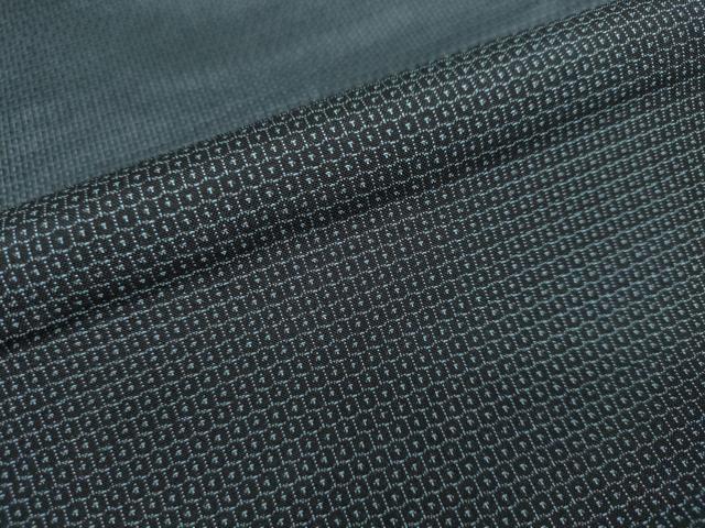 平和屋着物●男性　本場大島紬　アンサンブル　100亀甲　総詰め　正絹　逸品　DAAY5260ud