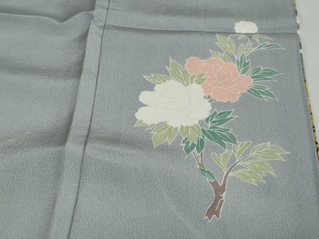 平和屋着物●豪華色留袖 作家物 駒刺繍 地紙吉祥草花文 暈し染め 金彩 正絹 逸品 未使用 DAAY5263ud