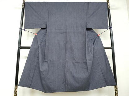 平和屋着物●男性 紬 縞 正絹 逸品 DAAY5268ud