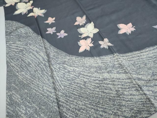 平和屋着物●訪問着　中島まさひろ　舞葉文　正絹　逸品　DAAY5339ud