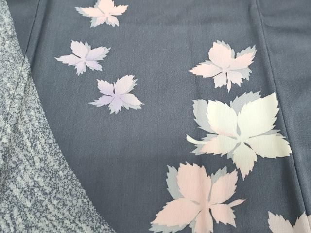 平和屋着物●訪問着　中島まさひろ　舞葉文　正絹　逸品　DAAY5339ud