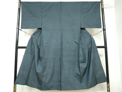 平和屋着物●男性　本場大島紬　アンサンブル　長羽織　100亀甲　総詰め　正絹　逸品　DAAY5381ud