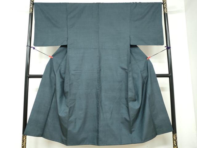 平和屋着物●男性　本場大島紬　アンサンブル　長羽織　100亀甲　総詰め　正絹　逸品　DAAY5381ud