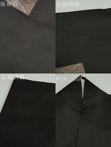 平和屋着物●本場大島紬 9マルキ 地空き 色紙風景草花文 正絹 逸品 DAAY5403ud