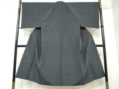 平和屋着物●男性 紬 羊羹色 正絹 逸品 DAAY5426ud
