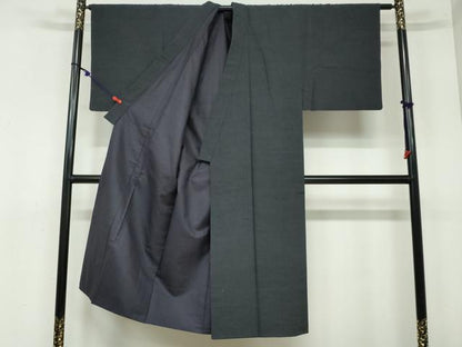 平和屋着物●男性 紬 羊羹色 正絹 逸品 DAAY5426ud