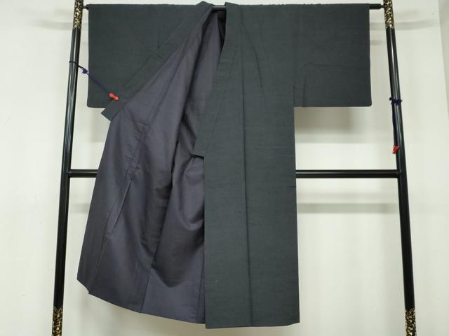 平和屋着物●男性 紬 羊羹色 正絹 逸品 DAAY5426ud