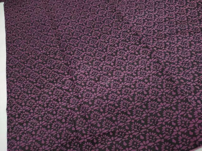 平和屋着物●上質な小紋 紬地 花尽くし文 鈴乃屋扱い 正絹 逸品 DAAY5436ud