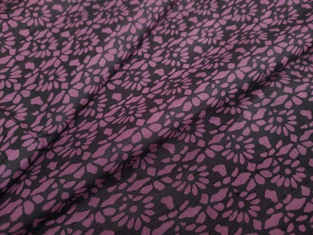 平和屋着物●上質な小紋 紬地 花尽くし文 鈴乃屋扱い 正絹 逸品 DAAY5436ud