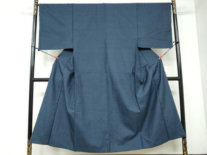 平和屋着物●男性　紬　アンサンブル　120亀甲　正絹　逸品　DAAY5447ud