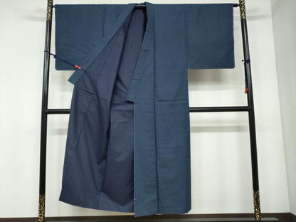 平和屋着物●男性　紬　アンサンブル　120亀甲　正絹　逸品　DAAY5447ud